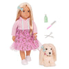 Our Generation dukke med hund, Hattie - 46 cm