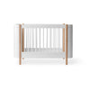 Oliver Furniture, Wood Mini+ Basic sprinkelseng - hvit/eik