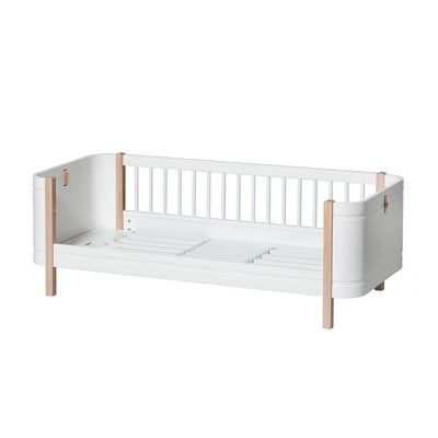 Oliver Furniture, Wood Mini+ juniorseng - hvit/eik