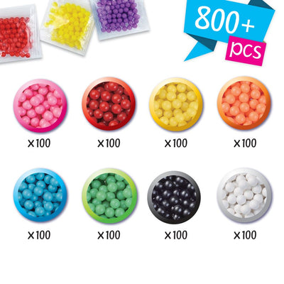 Aquabeads påfyllingssett med faste perler