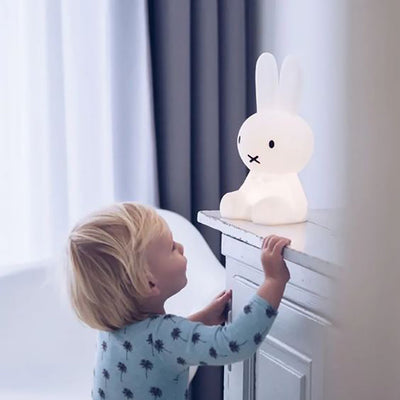 Mr Maria Miffy First Light, natlampe for barn - Kaninlampe i blød silikone