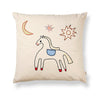 ferm Living pute, broderet, Naive - Horse