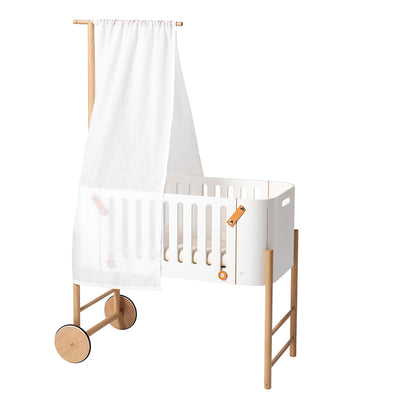 Oliver Furniture, Wood Co-sleeper, vugge og benk - Multifunksjon babyseng