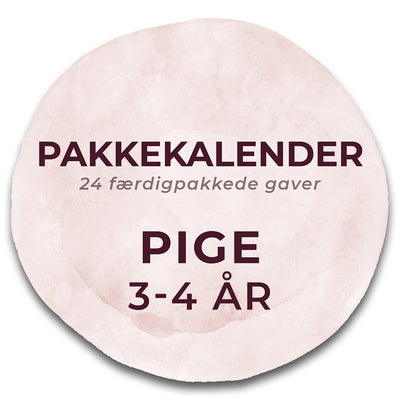 Ferdig pakkekalender, Jente 3-4 år