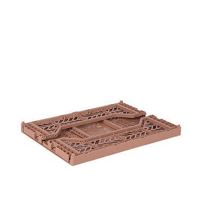 Aykasa Midi sammenleggbar kasse, Warm taupe