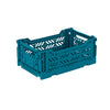 Aykasa Mini sammenleggbar kasse, Peacock green