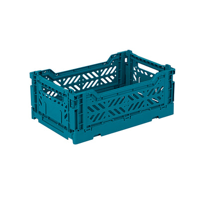 Aykasa Mini sammenleggbar kasse, Peacock green