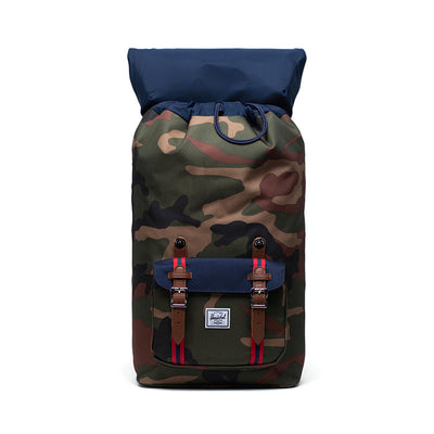 Herschel ryggsekk, Little America - Woodland camo/peacoat/tan