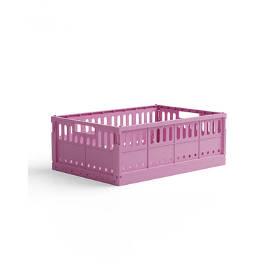 Made Crate, Sammenlegbar kasse i maksistørrelse - Soft Fuchsia